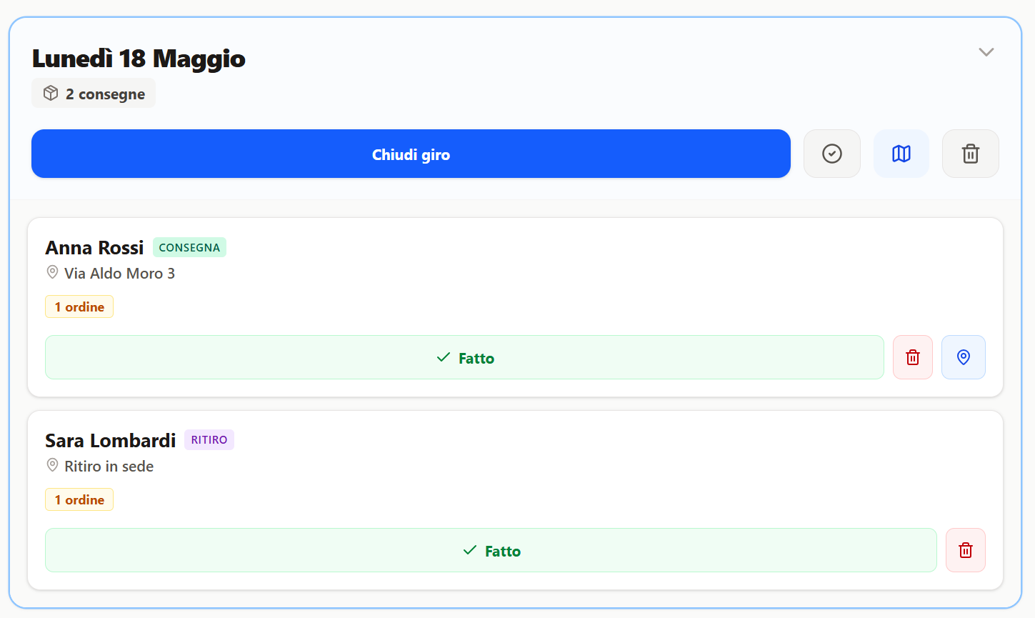 Giri automatici